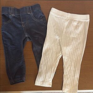 Stylish Kids Bottoms - Navy Blue and Cream